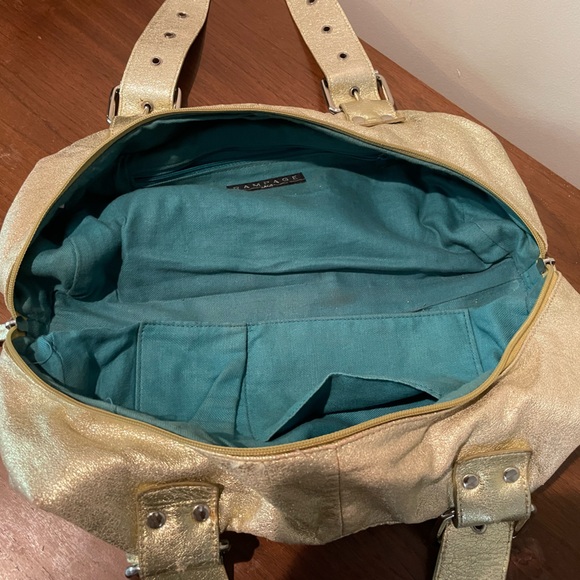 Rampage Crushed gold with silver hardware bag - Picture 5 of 5